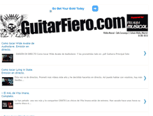 Tablet Screenshot of guitarfiero.com